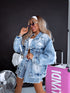 F3440 Light Blue Denim Jacket